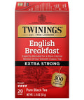Twinings Lemon & Ginger, Caffeine-Free Herbal Tea Bags, 100 CT Box (1 Pack) | Spicy & Tangy, Ginger, Lemon Peel, Lemongrass, Blackberry Leaves, Soothe Digestion, 100 Foil Lined Individually Wrapped Bags