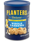 PLANTERS Deluxe Lightly Salted Cashews Party Snacks PlantBased Protein Quick Snack for Adults After School Snack Flavored with Sea Salt Kosher 1lb 2.25oz