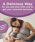Centrum Postnatal Multivitamin Gummies With Biotin And Dha Mixed Berry And Lemon Flavors - 60 Count 30 Day Supply