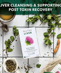 Nutra Tea NUTRALIVER - Liver Detox Tea | Liver Cleanse Tea For Liver Cleansing and Liver Support Includes Milk Thistle Turmeric & Fennel - 40 Enveloped Tea Bags - by Nutra Tea - Herbal Tea - (2 Pack)