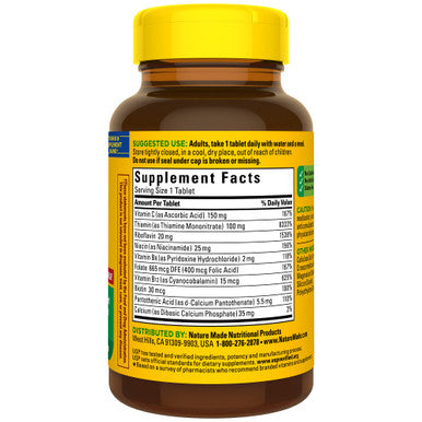 Nature Made Super B Complex Tablets 140 Count (Pack Of 3)