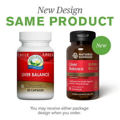 Nature'S Sunshine Liver Balance, Chinese Concentrate, 30 Capsules | Blend Of Chinese Herbs That Support The Digestive And Nervous