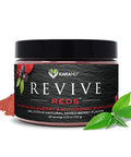 Karamd Revive Reds - Superfood Powder Supplement For Inflammation & Natural Energy - With Shilajit, Antioxidants & Polyphenols - Mixed Berry Flavor - 30 Concentrated Drink Mix Servings