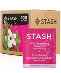 Stash Tea Peppermint Herbal Tea, Box of 100 Tea Bags | Cooling, brisk peppermint flavor with refreshing herbal notes, Non-GMO Project Verified and foil-sealed freshness