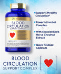 Carlyle Blood Circulation Supplement | 180 Capsules | Supports Healthy Circulation | Non-GMO Gluten