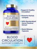 Carlyle Blood Circulation Supplement | 180 Capsules | Supports Healthy Circulation | Non-GMO Gluten