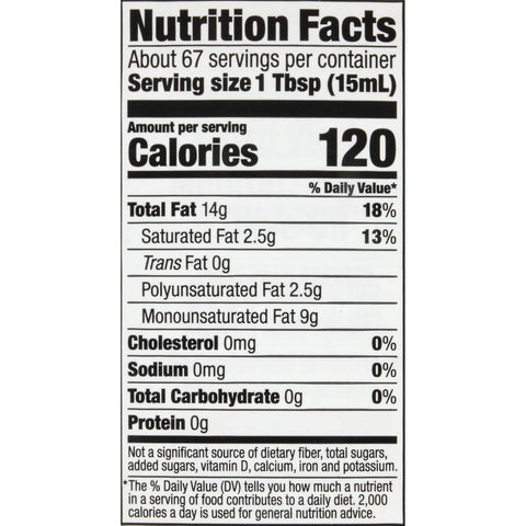 Spectrum Organic Mediterranean Extra Virgin Olive Oil, 33.8 Oz