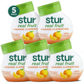 Stur Liquid Water Enhancer Peach Mango Sweetened with Stevia High in Vitamin C & Antioxidants Sugar Zero Calories Keto Vegan 5 Bottles Makes 120 Drinks