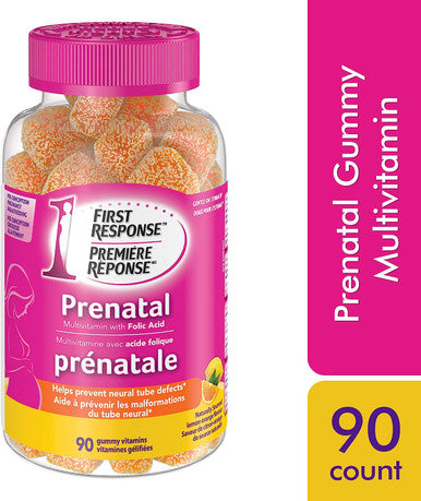 First Response Prenatal Gummy Multivitamin With Folic Acid, 90 Count