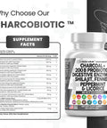 Clean Nutra Activated Charcoal Capsules 1000Mg Shilajit 5000Mg Pills Probiotic 200 Billion + Digestive Enzymes For Digestive Heal