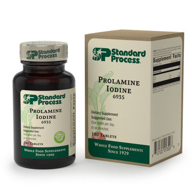 Standard Process - Prolamine Iodine - Supports Healthy Iodine Levels, Healthy Thyroid Function, Calcium, Iodine, Gluten Free And