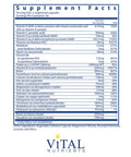 Vital Nutrients MultiNutrients with Iron and Iodine Comprehensive MultiVitamin/Mineral Formula Containing Iron and Iodine 180 Vegetarian Capsules per Bottle