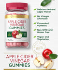 Carlyle Vegan Apple Cider Vinegar Gummies | 75 Count | Apple Flavor | Non-GMO Gluten | ACV Supplement