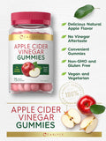 Carlyle Vegan Apple Cider Vinegar Gummies | 75 Count | Apple Flavor | Non-GMO Gluten | ACV Supplement