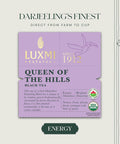 Luxmi Estates - Queen of the Hills - Organic Black Tea - Loose Leaf - 250g (125 cups) | Freshly Harvested Organic Darjeeling Tea | Best Natural Flavor Tea The World Has To Offer