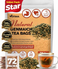 WOTIHA 50 Count Premium White Mulberry Leaf Tea Bags - 100% Natural & Pure, Improves Digestion, Supports Wellness, Slightly Sweet & Refreshing,Non-GMO Caffeine-Free, Additive-Free, Sugar-Free, Vegan