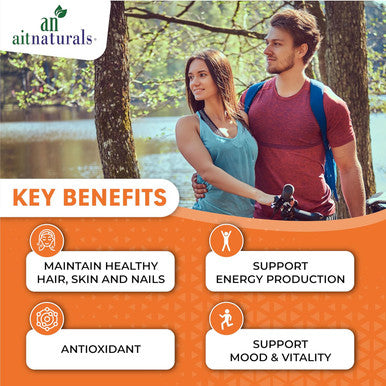 Aitnaturals Vitamin B-100 (100 Capsules) | Enriched B complex (B1 B2 B3 B5 B6 B7 B9 & B12) for Energy Production Mood & vitality Immune support Healthy Hair Skin Nails & Cognitive function