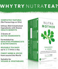 Nutra Tea NUTRAMOTHER - Lactation Support Tea | Breastfeeding Tea - Lactation Tea For Increased Breast Milk - Includes Fenugreek Fennel and Raspberry Leaf - 20 Enveloped Tea Bags - by - Herbal Tea