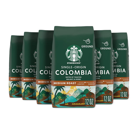 Starbucks Ground Coffee, Medium Roast Coffee, House Blend, 100% Arabica, 1 bag (18 oz)