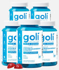 Goli Zero Sugar Ashwagandha & Vitamin D Maca L-Theanine Gummies No Artificial Sweeteners No Sugar Alcohols. Mixed Berry Ksm-66 Vegan Plant Based Non-Gmo Gluten- & Gelatin . (5)
