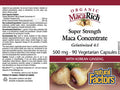 MacaRich by Natural Factors Super Strength Power Maca Superfruit Antioxidant Supplement with Ginseng 90 capsules 90 servings
