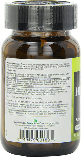 Futurebiotics Hi Energy Multi for Men, 60 Vegetarian Tablets