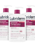 Lubriderm Advanced Therapy Fragrance- Moisturizing Lotion With Vitamins E And Pro-Vitamin B5, Intense Hydration For Extra Dry Skin, Non-Greasy Formula, Pack Of Three, 3 X 16 Fl. Oz