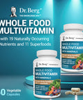Dr Berg Nutritionals Whole Food Multivitamin With Minerals 60 Capsules