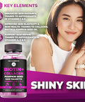 Hair Skin And Nails 10000Mcg Biotin Gummies & Collagen Gummies - Biotin Vitamins Gummies For Hair Growth Pumpkin Seed Oil, Saw Palmetto Extract & Vitamins A B6 C D E - Biotin And Collagen Supplements