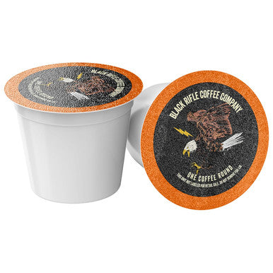 Black Rifle Coffee Company Electric Eagle Espresso Medium Roast Coffee Rounds 22 Single Serve Coffee Pods