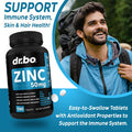 Zinc Supplements 50Mg Tablets Supplement - Natural Pure Zinc 50Mg Oxide Citrate Capsules Mineral Pills - Support Energy Hair Skin Acne Vegan Zinc Vitamins For Men & Women - 100 Zinc Tablets For Adults