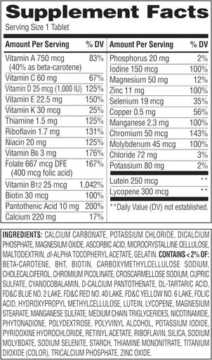 Equate Mature Adult 50+ One Daily Complete Multivitamin Compare To Centrum Silver 200 Ct ( Pack Of Two )