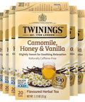 Twinings Lemon & Ginger, Caffeine-Free Herbal Tea Bags, 100 CT Box (1 Pack) | Spicy & Tangy, Ginger, Lemon Peel, Lemongrass, Blackberry Leaves, Soothe Digestion, 100 Foil Lined Individually Wrapped Bags