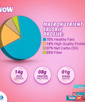 ANS Performance KetoWow Bars - Low Carb Protein Bars - Keto-Friendly - 3g Net Carbs & 1g Sugar - Gluten Free - Naturally Sweetened Nutrition Bars - Lemon Strawberry Cheesecake, 12 x 40g Bars Per Box
