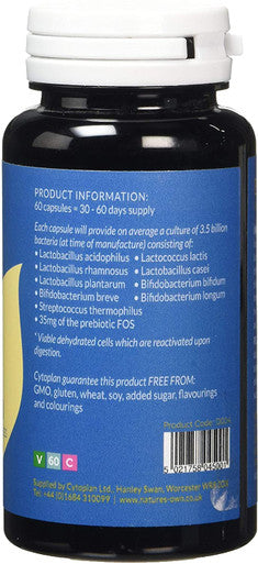 Natures Own Biotic Plus 60 Capsule