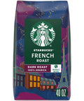 Starbucks Whole Bean Coffee, Dark Roast Coffee, French Roast, 100% Arabica, 1 bag (28 oz)