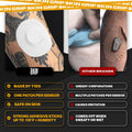 Skin Grip Adhesive Patches for style Libre 2 CGM Waterproof & Sweatproof Adhesive for 10-14 Days Pre-Cut Adhesive Medical Tape Sensor Cover 20 Pack White