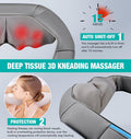 Shiatsu Neck And Back Massager With Heat, Deep Tissue 4D Kneading Massage Pillow For Neck, Back, Shoulder, Leg, Body Muscle Pain Relief, Use At Home, Office, Car