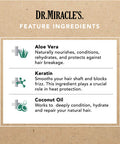 Dr. Miracle's Leave In Conditioner, Blended with Vitamins A, C & E for Strong, Soft, Manageable Shiny Hair, 8 Ounce