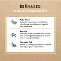 Dr. Miracle's Leave In Conditioner, Blended with Vitamins A, C & E for Strong, Soft, Manageable Shiny Hair, 8 Ounce