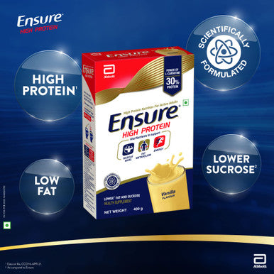 Ensure High Protein Drink For Physically Active Adults - Vanilla 400G