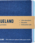 Blueland Cloud Cloth - 3 Pack - Reusable Ultra-Absorbent Swedish Dish Cloth Natural Kitchen Sponge Towel Made from All-Natural Cotton & Plant Cellulose - for Kitchen Counters & Washing Dishes