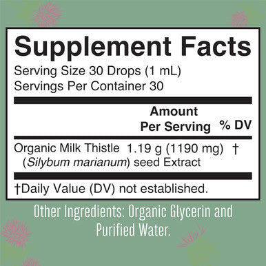 Mary Ruth'S Organic Milk Thistle Seed Liquid Extract, 1 Fz