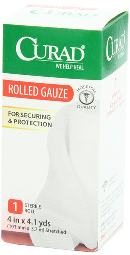 Curad Rolled Gauze 4 Inches X 4.1 Yards