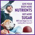 New Chapter Men s Multivitamin Gummies, 66% Less Sugar, Men s Gummy Vitamins with Vitamin C, D3 & Zinc, Non-GMO, Gluten Free, Berry-Citrus, 75ct