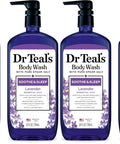 Dr Teal's Body Wash with Pure Epsom Salt, Cannabis Sativa Hemp Seed Oil, 24 fl oz (Pack of 2)