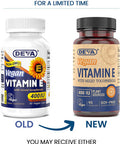 DEVA Vegan Vitamins Vitamin E 400IU with Mixed Tocopherols, Soy-, Non-GMO, 90 Capsules, 1-Pack