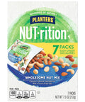PLANTERS NUT-rition Wholesome Nut Mix, 7.5 oz Box (Contains 7 Individual Pouches) - Cashews, Almonds and Macadamias Snack Mix - No Artificial Flavors, No Artificial Colors, No Preservatives - Kosher