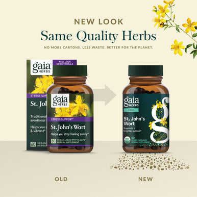 Gaia Herbs St. John's Wort Capsules 60 Capsules