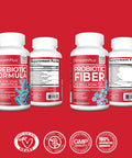 Health Plus Prebiotic Formula 180 Capsules/60 Servings Probiotic Fiber 30 Capsules/30 Servings Bundle